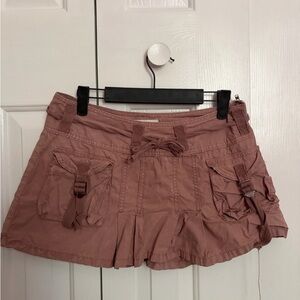 Zanella Dusty Rose Cargo Mini Shorts